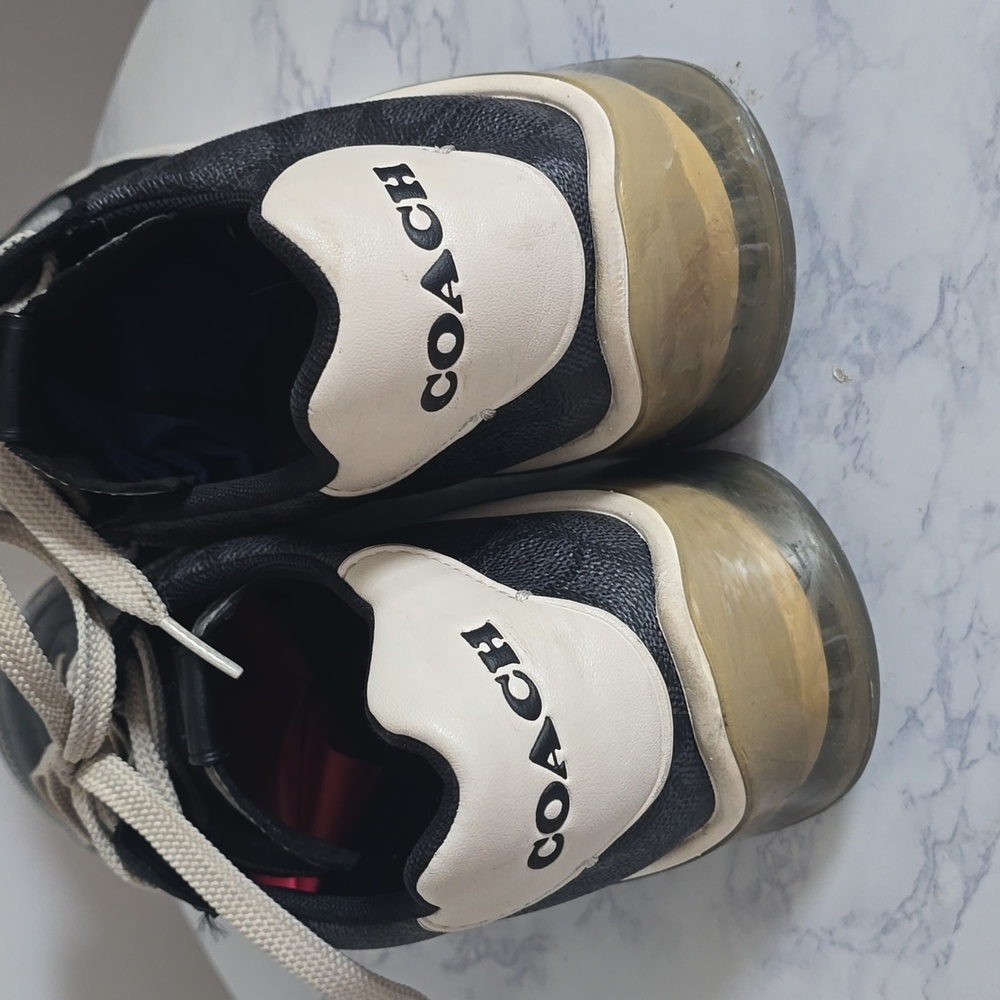 Coach 1941 Black Citysole Signature Court Sneakers - Picture 6 of 11